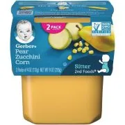 GERBER 2ND FOODS PEAR ZUCCHINI CORN 2 PACK 4OZ EACH