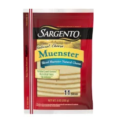 SARGENTO NATURAL MUENSTER SLICES 8OZ