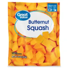 GREAT VALUE FROZEN BUTTERNUT SQUASH 10OZ