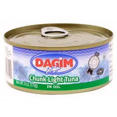DAGIM CHUNK LIGHT TUNA IN OIL 6OZ