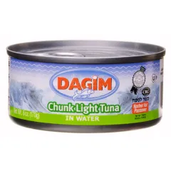 DAGIM CHUNK LIGHT TUNA IN WATER 6OZ