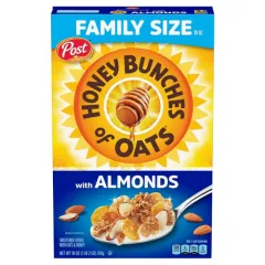 POST HONEY BUNCHES OF OATS WITH ALMONDS 18OZ