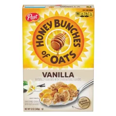 POST HONEY BUNCHES OF OATS VANILLA BUNCHES 12OZ