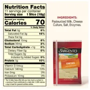 SARGENTO SWISS SLICES 8OZ