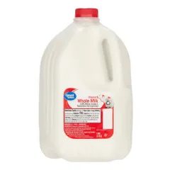 GREAT VALUE WHOLE MILK 128OZ
