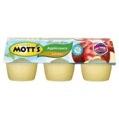 MOTTS NATURAL APPLESAUCE 6 PACK 3.9OZ