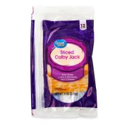 GREAT VALUE COLBY JACK SLICES 8OZ