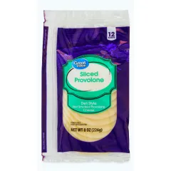 GREAT VALUE PROVOLONE SLICES 8OZ