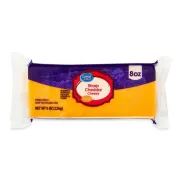 GREAT VALUE SHARP CHEDDAR BLOCK 8OZ