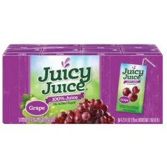 JUICY JUICE GRAPE JUICE BOXES 8 PACK 4.23OZ EACH