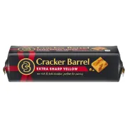 CRACKER BARREL EXTRA SHARP YELLOW CHEDDAR BLOCK 8OZ