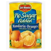 DEL MONTE NO SUGAR ADDED MANDARIN ORANGES 15OZ