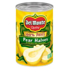 DEL MONTE HALVED PEARS IN JUICE 15OZ