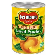 DEL MONTE SLICED PEACHES IN JUICE 15OZ