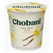 CHOBANI GREEK VANILLA YOGURT 32OZ