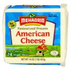 MEHADRIN KOSHER AMERICAN SLICES 16OZ