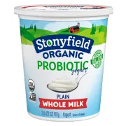 STONYFIELD ORGANIC WHOLE FAT PLAIN YOGURT 32O