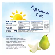 DOLE DICED PEARS IN JUICE 12 PACK 4OZ EACH
