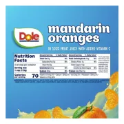DOLE MANDARIN FRUIT CUP 4PK*4OZ