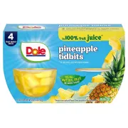 DOLE PINEAPPLE FRUIT CUP 4PK*4OZ