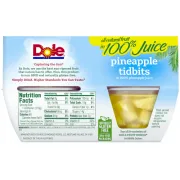 DOLE PINEAPPLE FRUIT CUP 4PK*4OZ