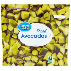 GREAT VALUE FROZEN DICED AVOCADOS 10OZ