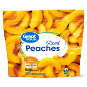GREAT VALUE FROZEN SLICED PEACHES 16OZ