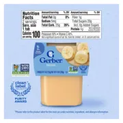 GERBER 2ND FOODS BANANA 2 PACK 4OZ EACH