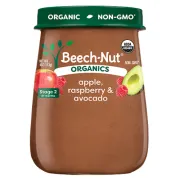 BEECH NUT ORGANIC STAGE 2 APPLE RASPBERRY AVOCADO 4OZ