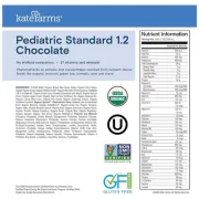 KATE FARMS PEDIATRIC STANDARD 1.2 CHOCOLATE 8.4OZ