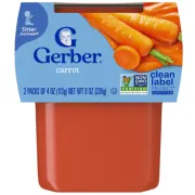GERBER 2ND FOODS CARROT 2 PACK 4OZ EACH
