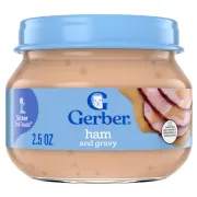 GERBER 2ND FOODS HAM AND HAM GRAVY 2.5OZ