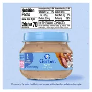 GERBER 2ND FOODS BEEF AND BEEF GRAVY 2.5OZ