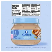 GERBER 2ND FOODS CHICKEN AND CHICKEN GRAVY 2.5OZ