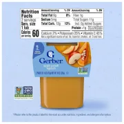 GERBER 2ND FOODS APPLE PEACH SQUASH 2 PACK 4OZ EACH
