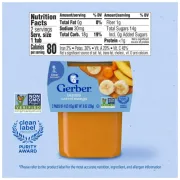 GERBER 2ND FOODS BANANA CARROT MANGO 2 PACK 4OZ EACH
