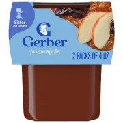 GERBER 2ND FOODS PRUNE APPLE 2 PACK 4OZ EACH