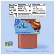 GERBER 2ND FOODS APPLE CHERRY 2 PACK 4OZ EACH