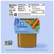 GERBER 2ND FOODS PEA CARROT SPINACH 2 PACK 4OZ EACH