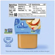 GERBER 2ND FOODS APPLE 2 PACK 4OZ EACH