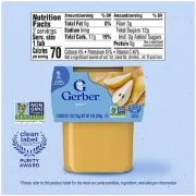 GERBER 2ND FOODS PEAR 2 PACK 4OZ EACH