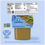 GERBER 2ND FOODS GREEN BEAN 2 PACK 4OZ EACH