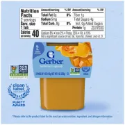 GERBER 2ND FOODS SQUASH 2 PACK 4OZ EACH