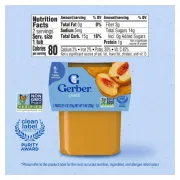 GERBER 2ND FOODS PEACH 2 PACK 4OZ EACH