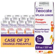 NEOCATE SPLASH ORANGE PINEAPPLE 27 PACK 8OZ EACH
