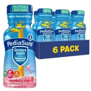 PEDIASURE STRAWBERRY 6 PACK 8OZ EACH