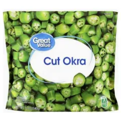 GREAT VALUE FROZEN CUT OKRA 12OZ