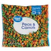 GREAT VALUE FROZEN PEAS AND CARROTS 12OZ