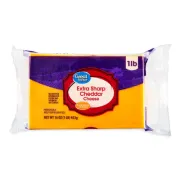 GREAT VALUE EXTRA SHARP CHEDDAR  CHEESE 16OZ