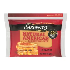 SARGENTO AMERICAN CHEESE SLICES 8OZ